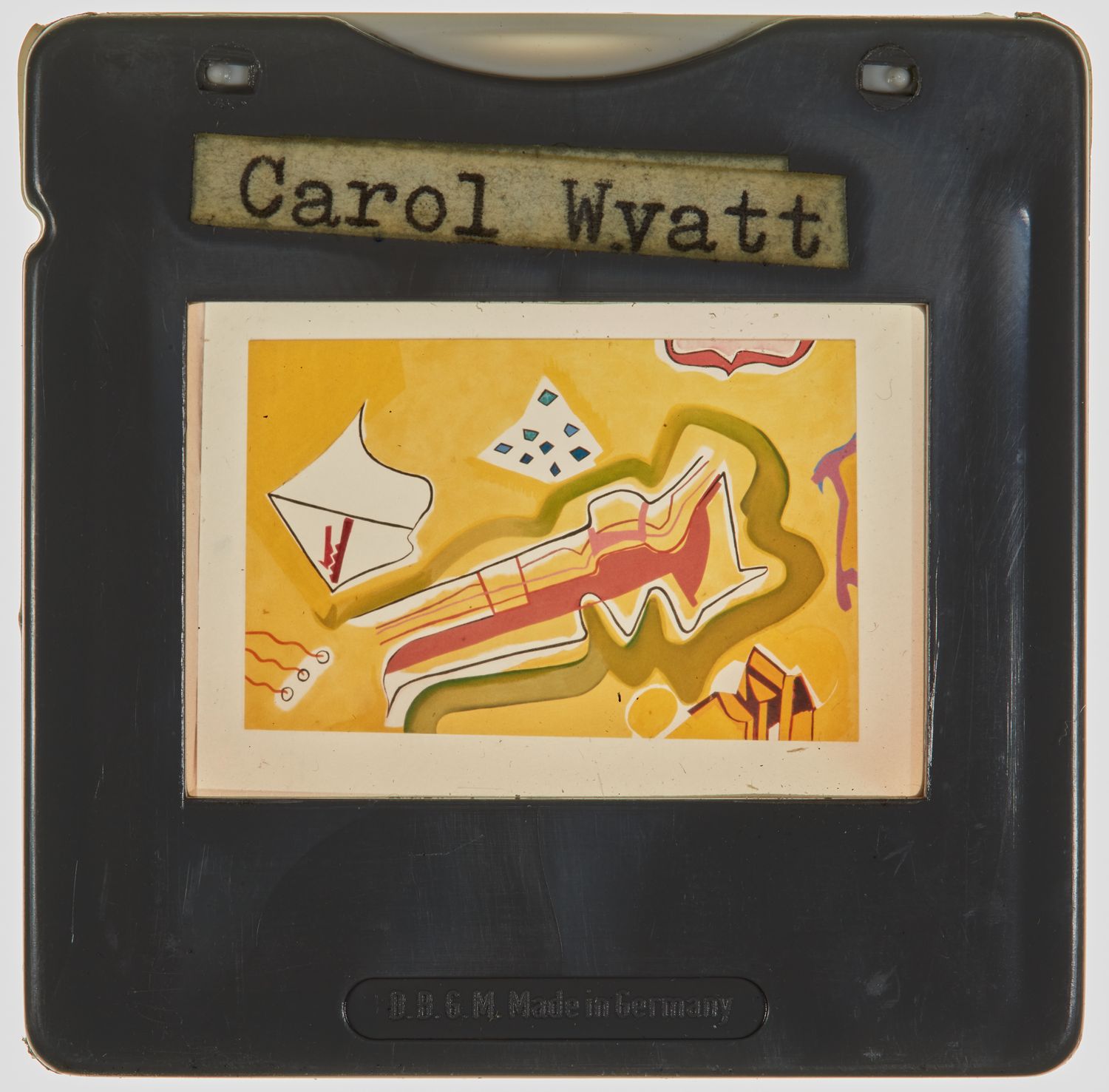 1971 Diploma in Painting Degree Show Slide - 'Carol Wyatt'