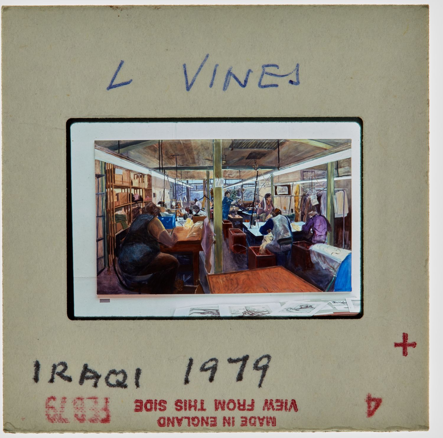 Iraqi Exhibition February 1979 Slide - 'Louise Vines'