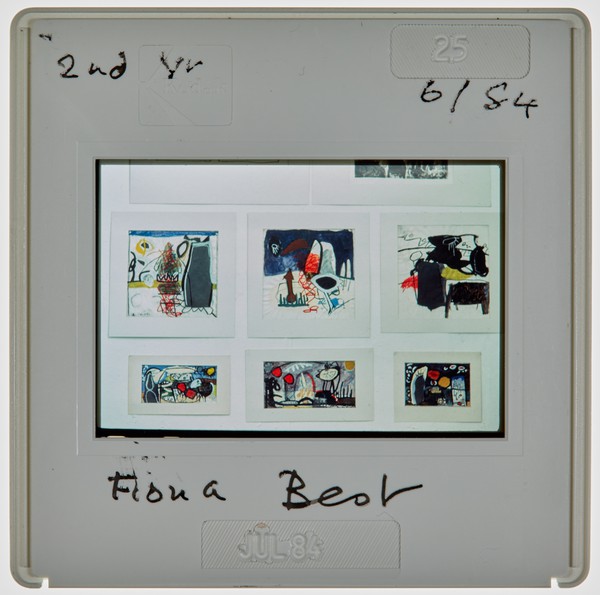 1984 2nd Year Degree Show Slide - 'Fiona Best'
