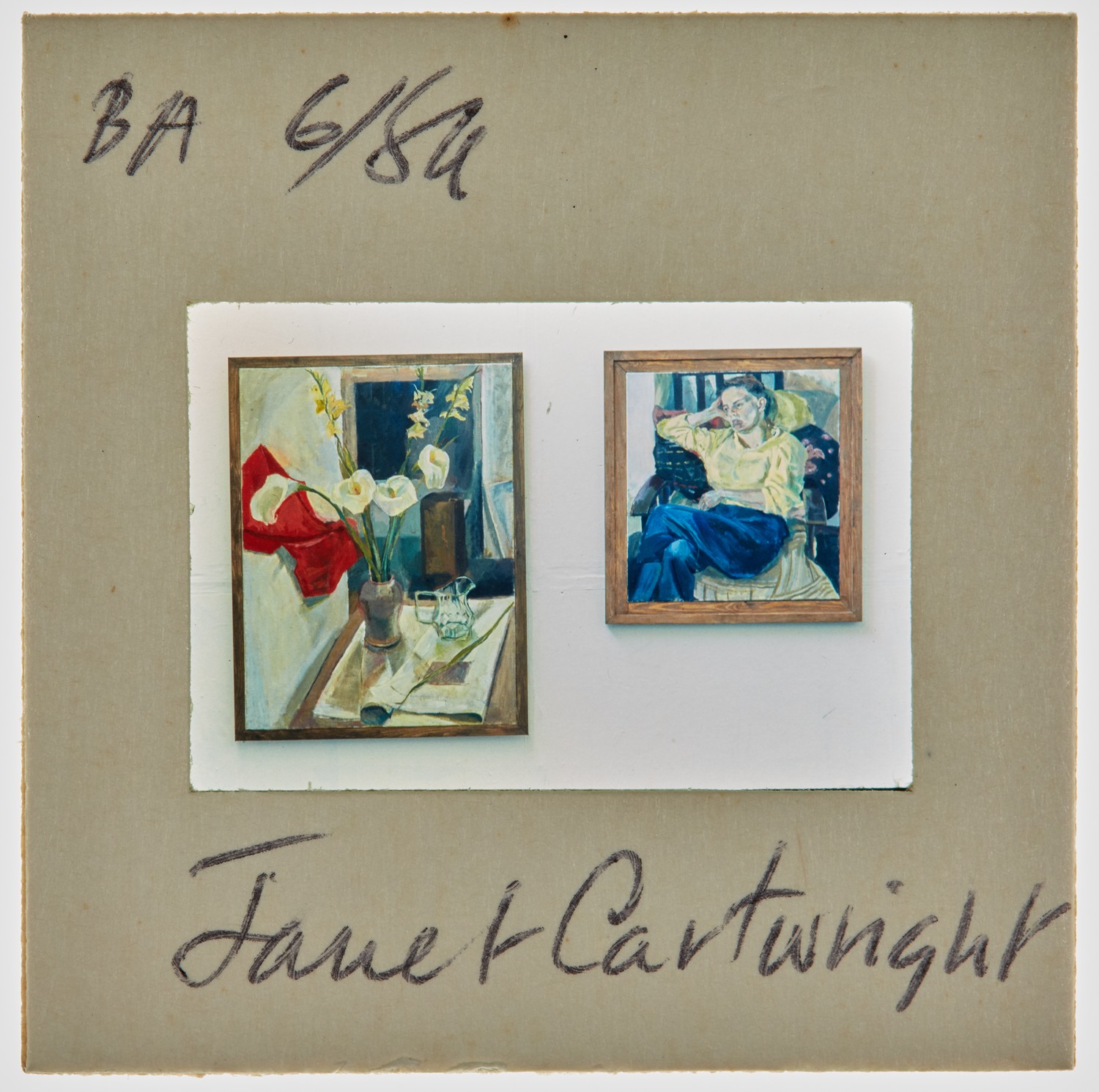 1984 BA Degree Show Slide - 'Janet Cartwright'