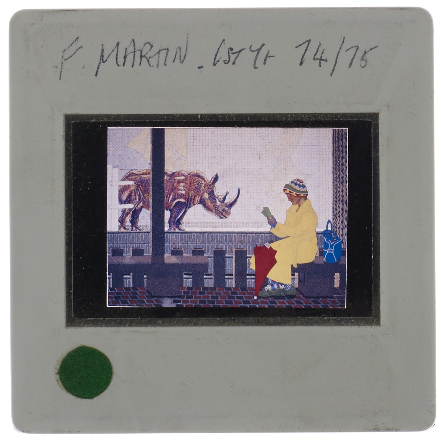 1975 Unlabelled Degree Show Slide - 'F. Martin'