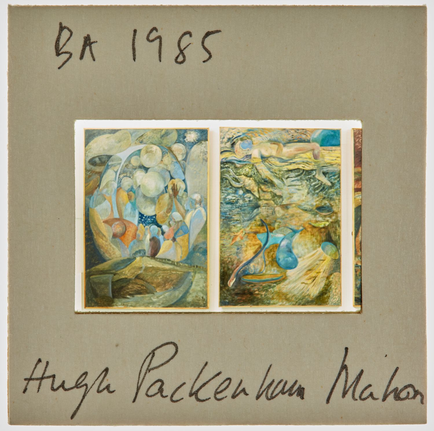 1985 BA Degree Show Slide - 'Hugh Packenham Mahon'