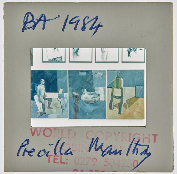 1984 BA Degree Show Slide - 'Priscilla Manthey'