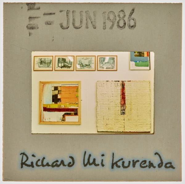 1986 BA Degree Show Slide - 'Richard Mikurenda'