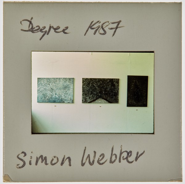 1987 BA Degree Show Slide - 'Simon Webber'