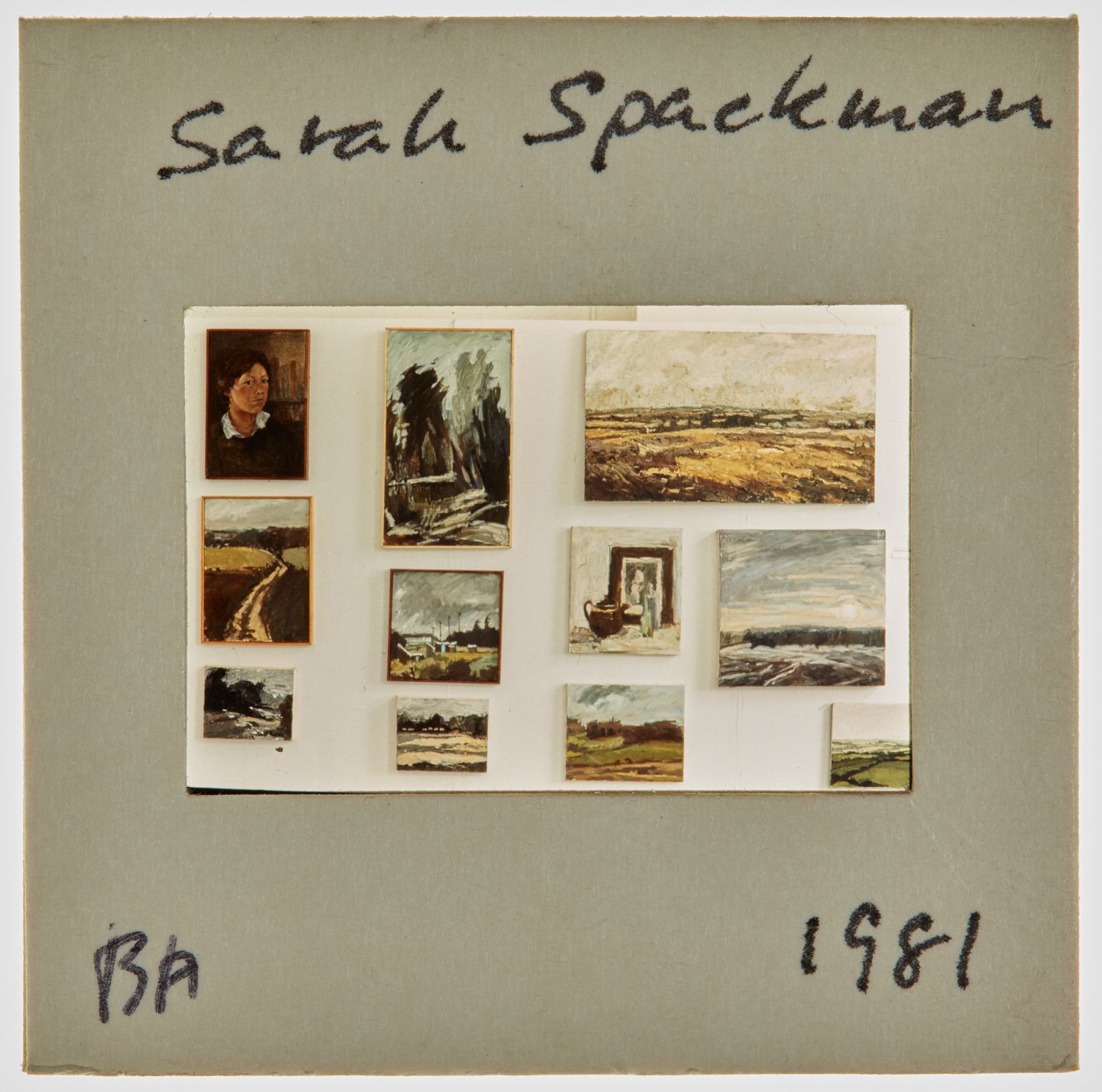 1981 BA Degree Show Slide - 'Sarah Spackman'