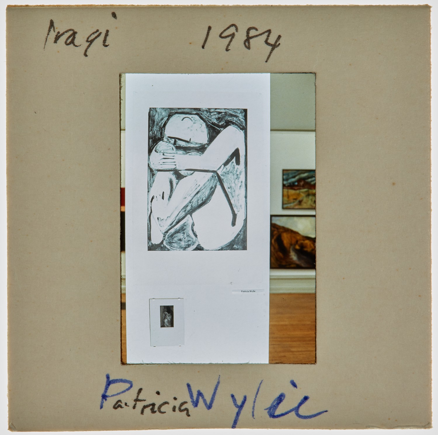1984 Iraqi Exhibition Slide - 'Patricia Wylie'