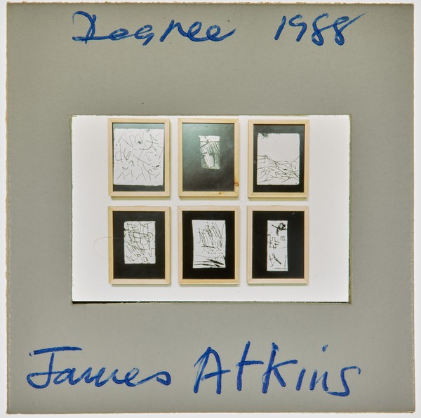 1988 BA Painting Degree Show Slide - 'James Atkins'