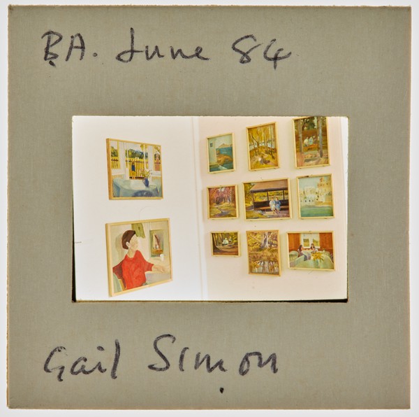 1984 BA Degree Show Slide - 'Gail Simon'