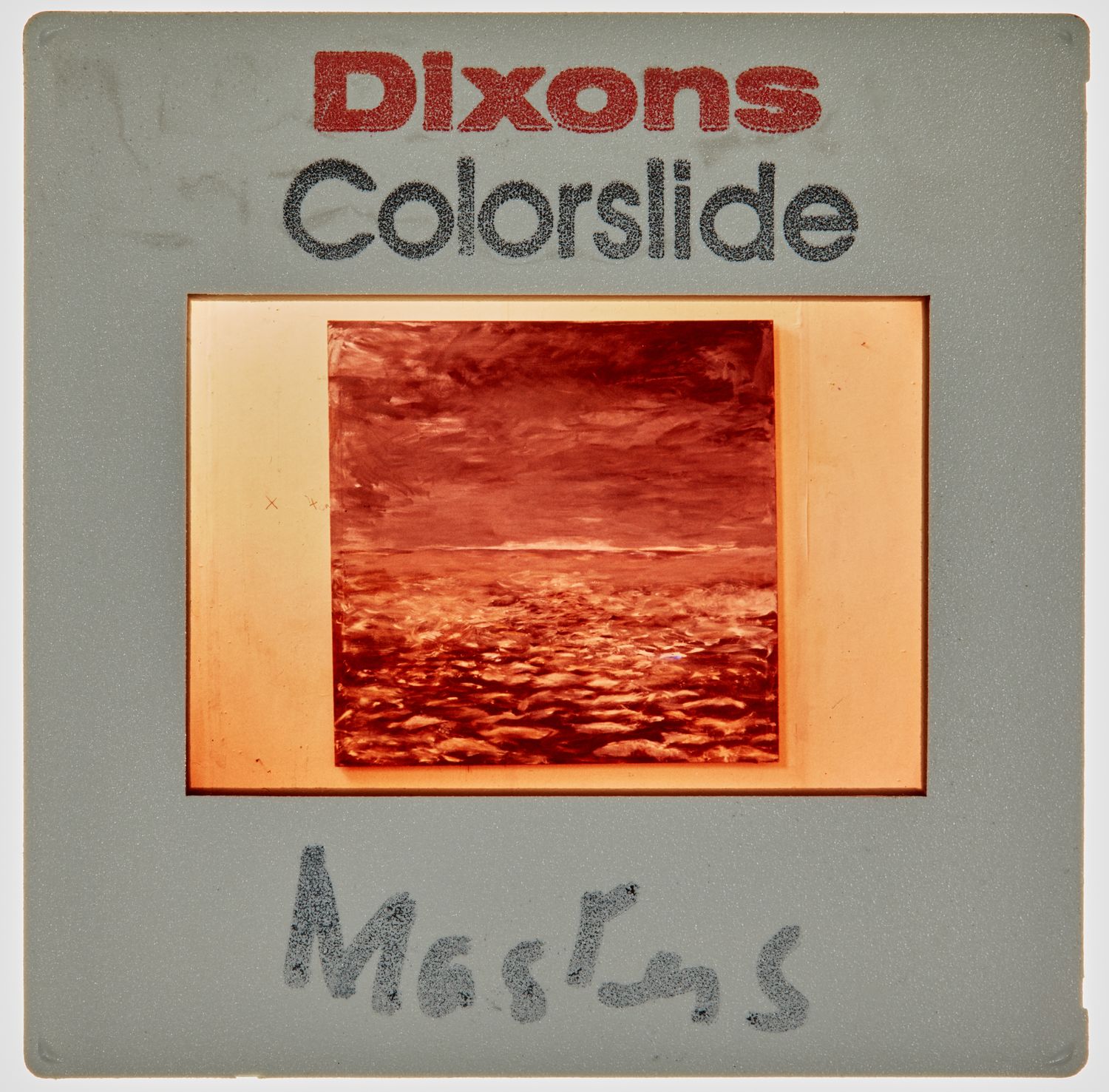 1975 BA Assessment Degree Show Slide - 'Masters'