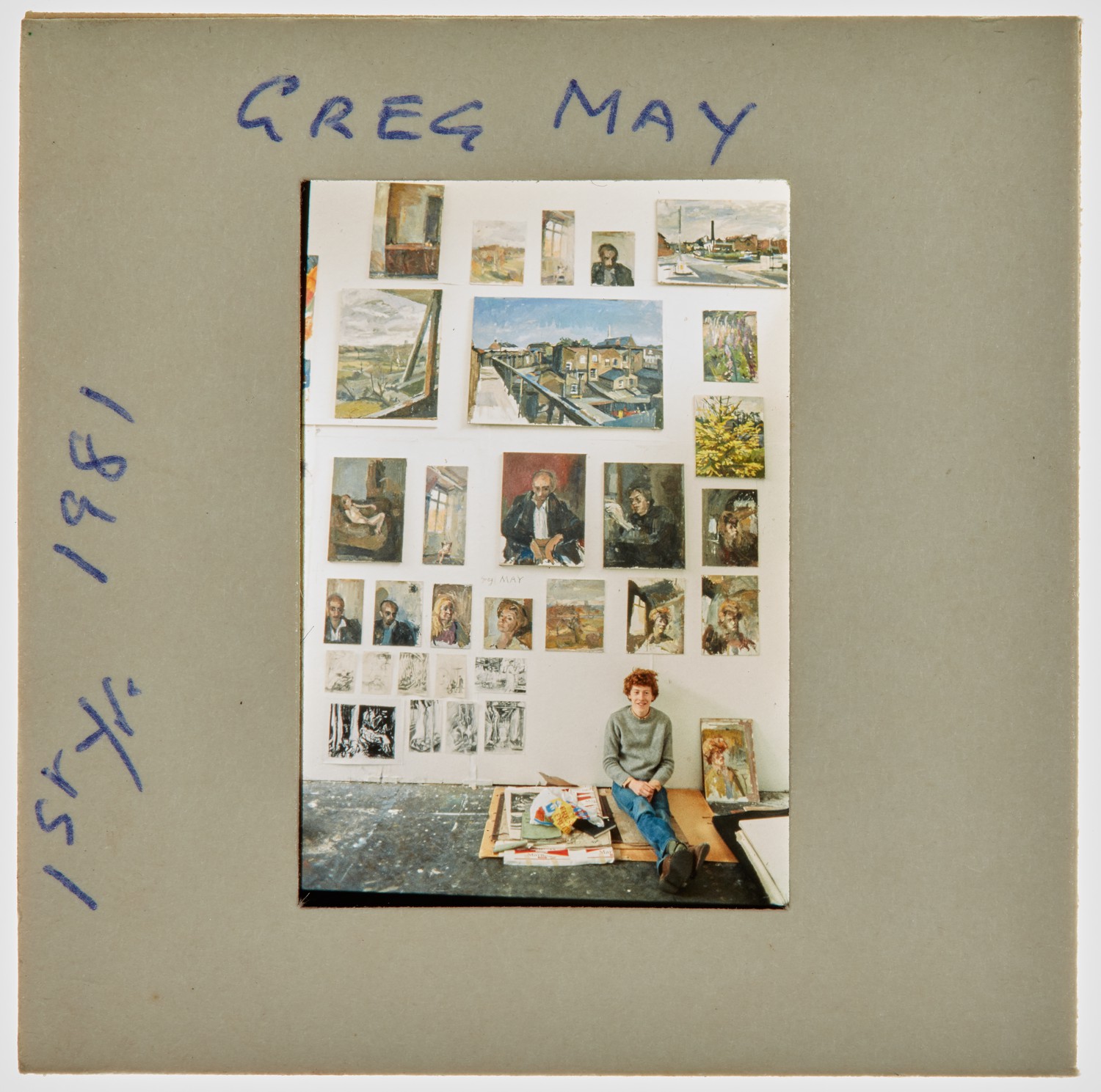 1981 1st Year Degree Show Slide - 'Greg May'
