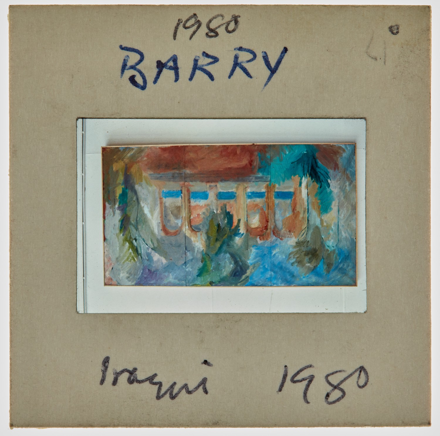 1980 Iraqi Exhibition Slide - 'Barry'
