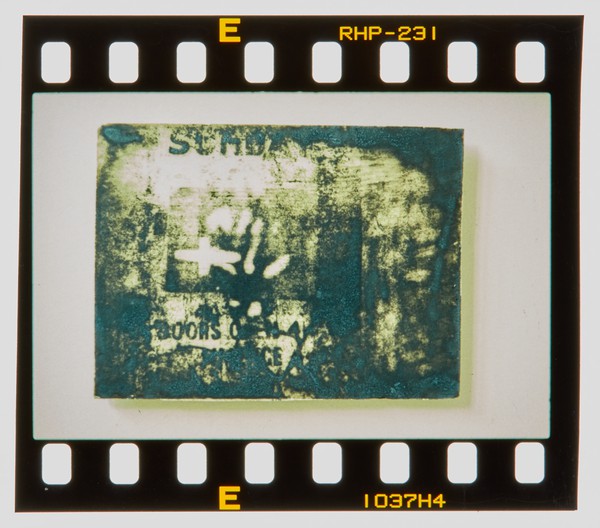 2000 MA Printmaking Part Time Degree Show Slide - Creator unknown