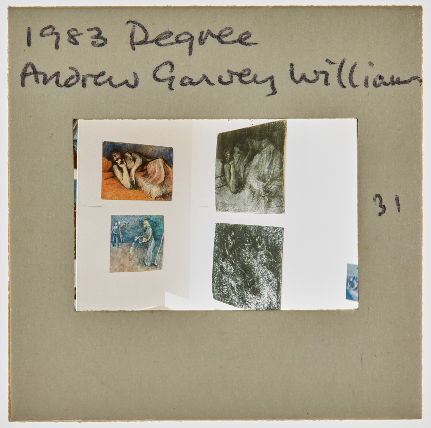 1983 BA Degree Show Slide - 'Andrew Garvey-Williams'