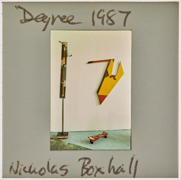 1987 BA Degree Show Slide - 'Nicholas Boxhall'