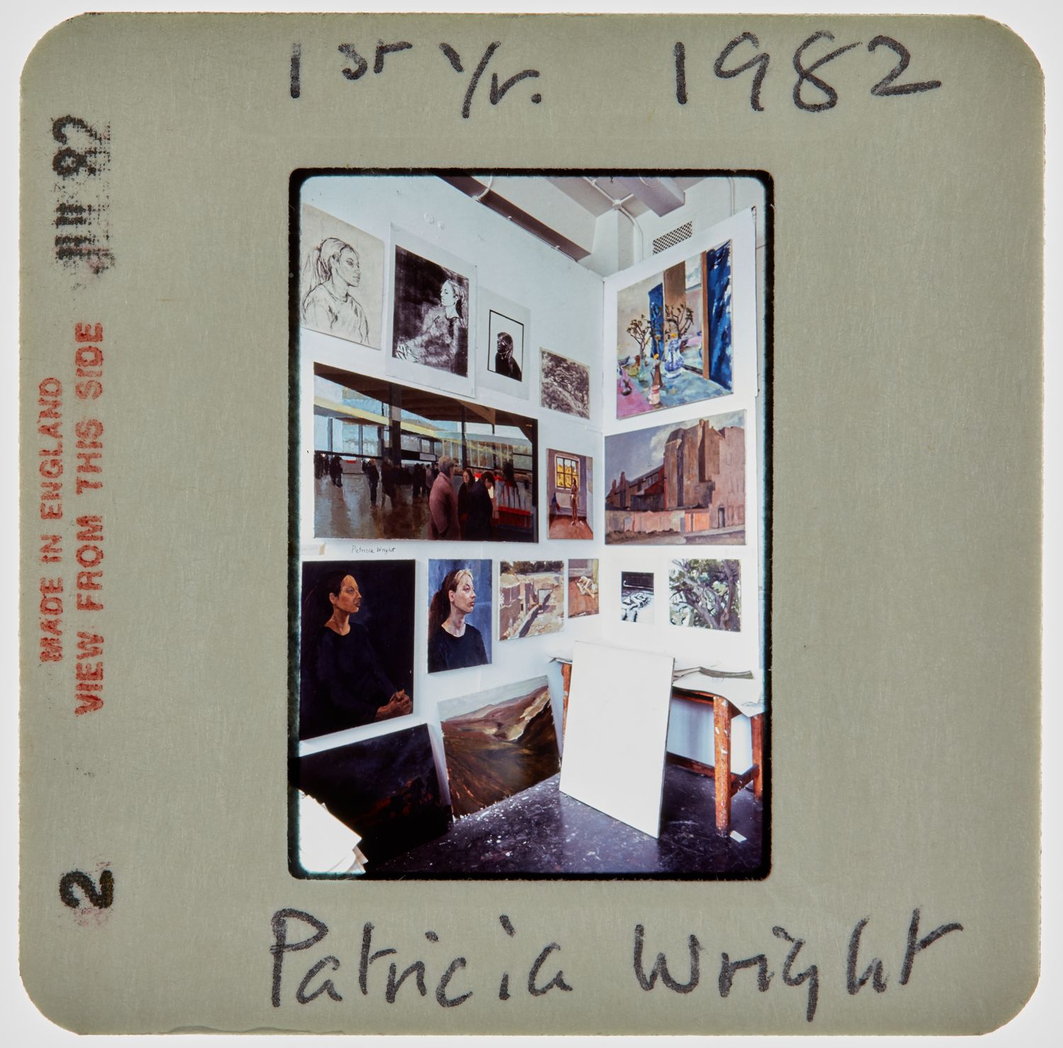1982 1st Year Summer Exhibition Slide - 'Patricia Wright'