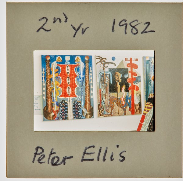 1982 2nd Year Summer Exhibition Slide - 'Peter Ellis'