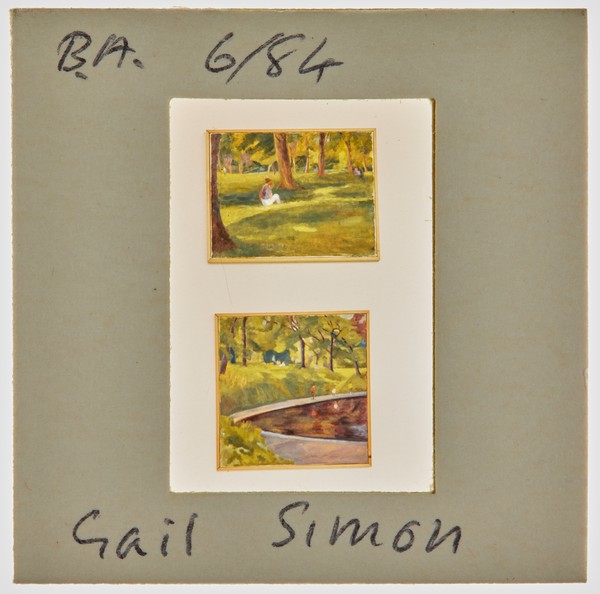 1984 BA Degree Show Slide - 'Gail Simon'