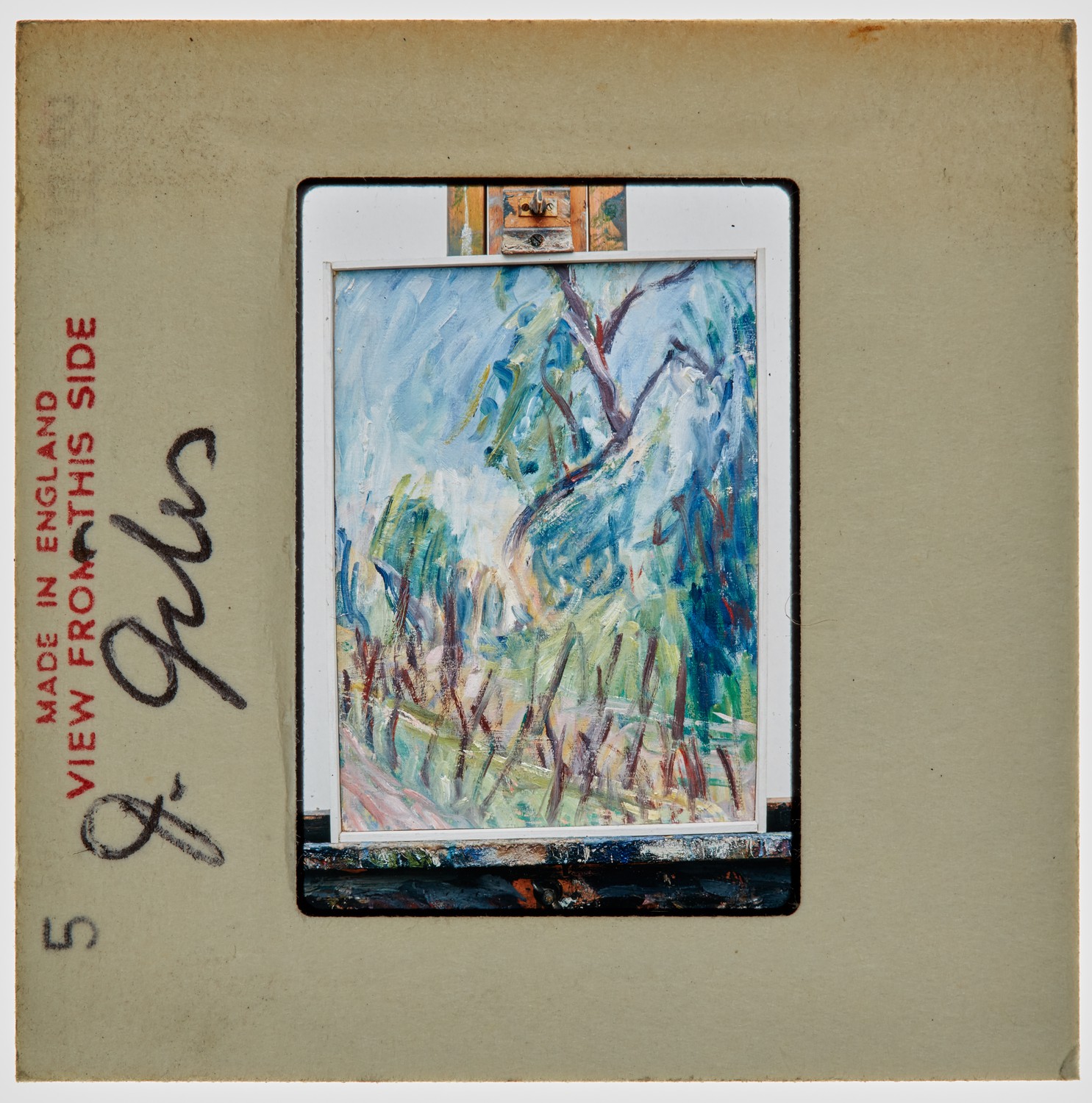 1969 Diploma in Painting Degree Show Slide - 'J Giles'