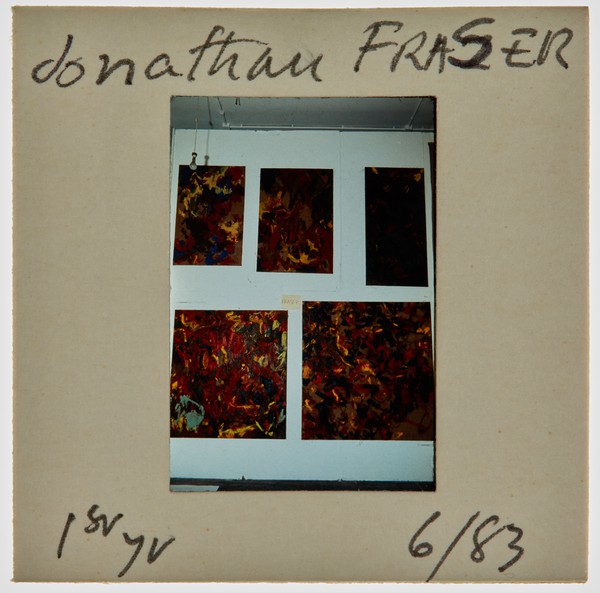 1983 1st Year Degree Show Slide - 'Jonathan Fraser'