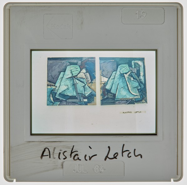 1984 2nd Year Degree Show Slide - 'Alistair Letch'