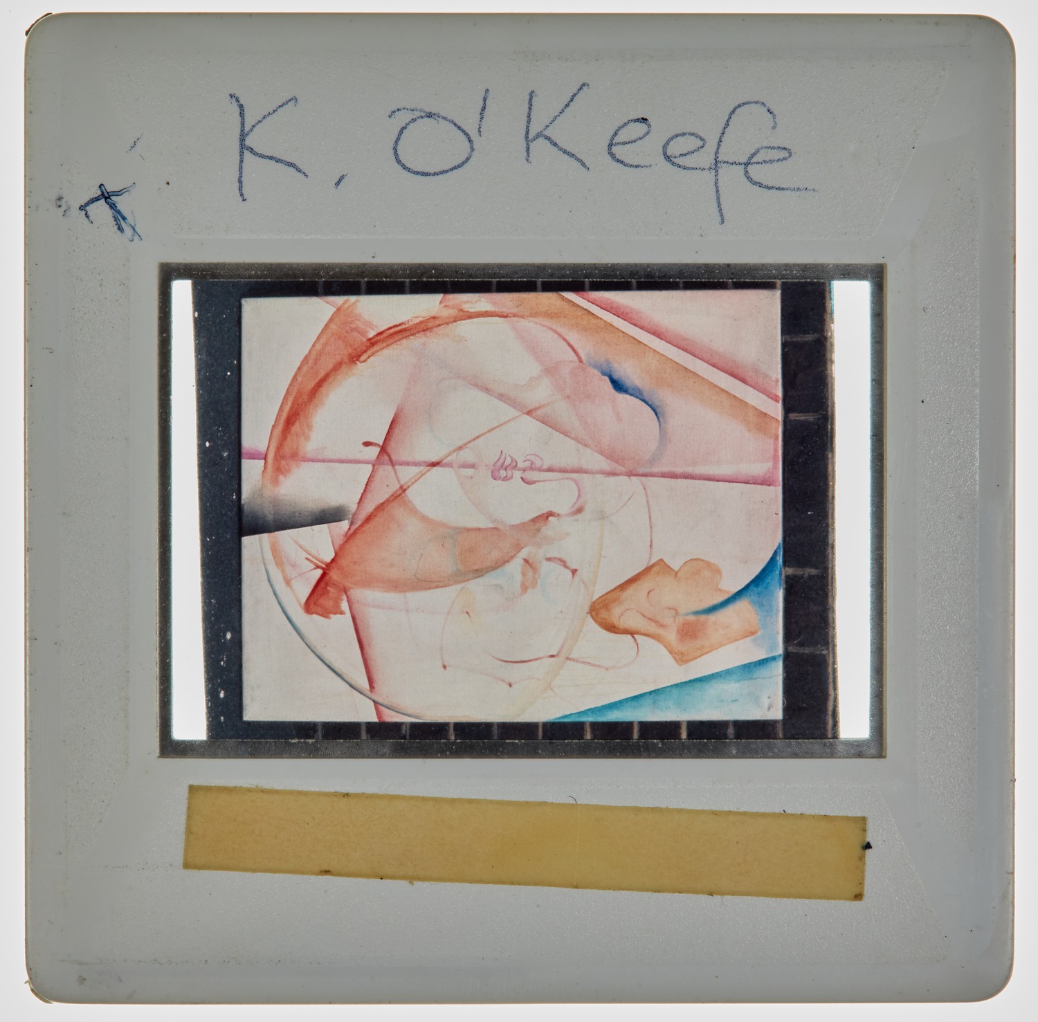 1967 Diploma in Painting Degree Show Slide - 'K O'Keefe'