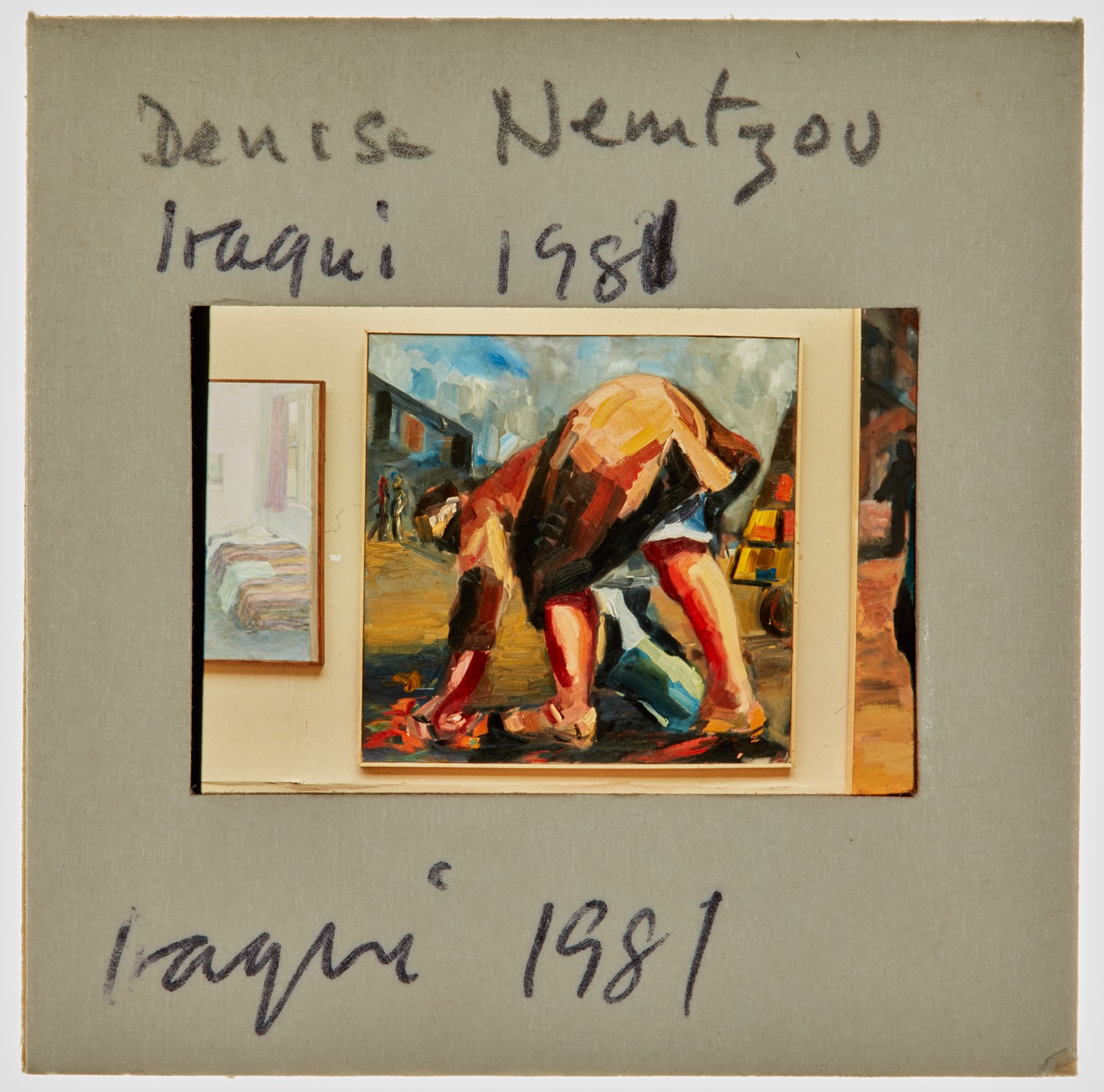 1981 Iraqi Exhibition Slide - 'Denise Nemtzov'