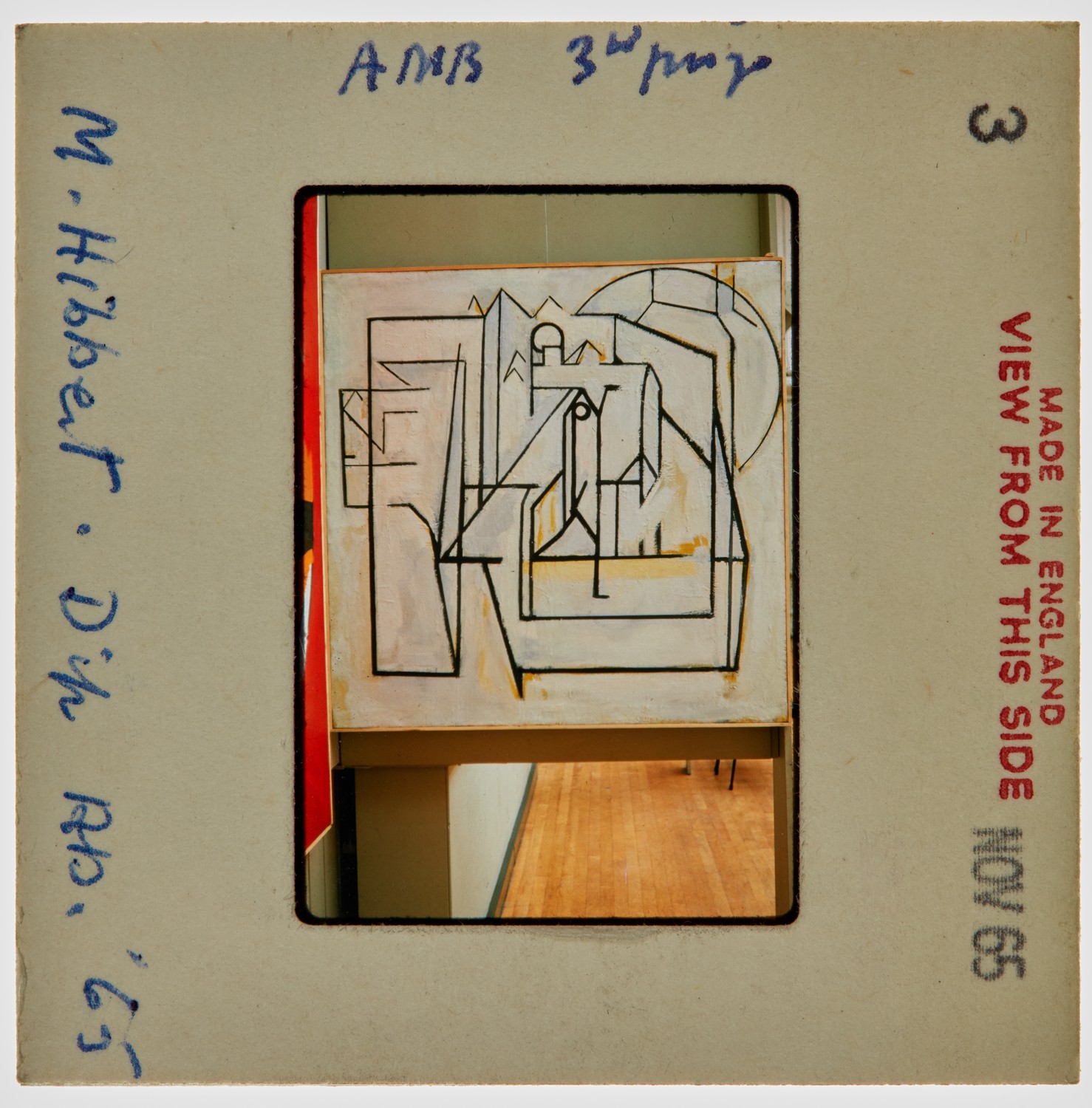 1965 Diploma Degree Show Slide - 'M Hibbet'