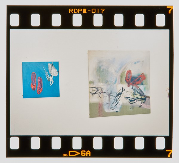 2001 BA Painting Degree Show Slide - Creator unknown