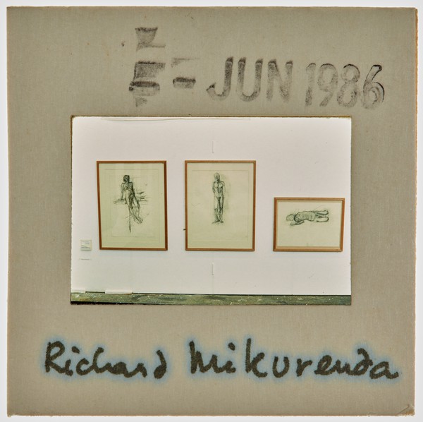 1986 BA Degree Show Slide - 'Richard Mikurenda'