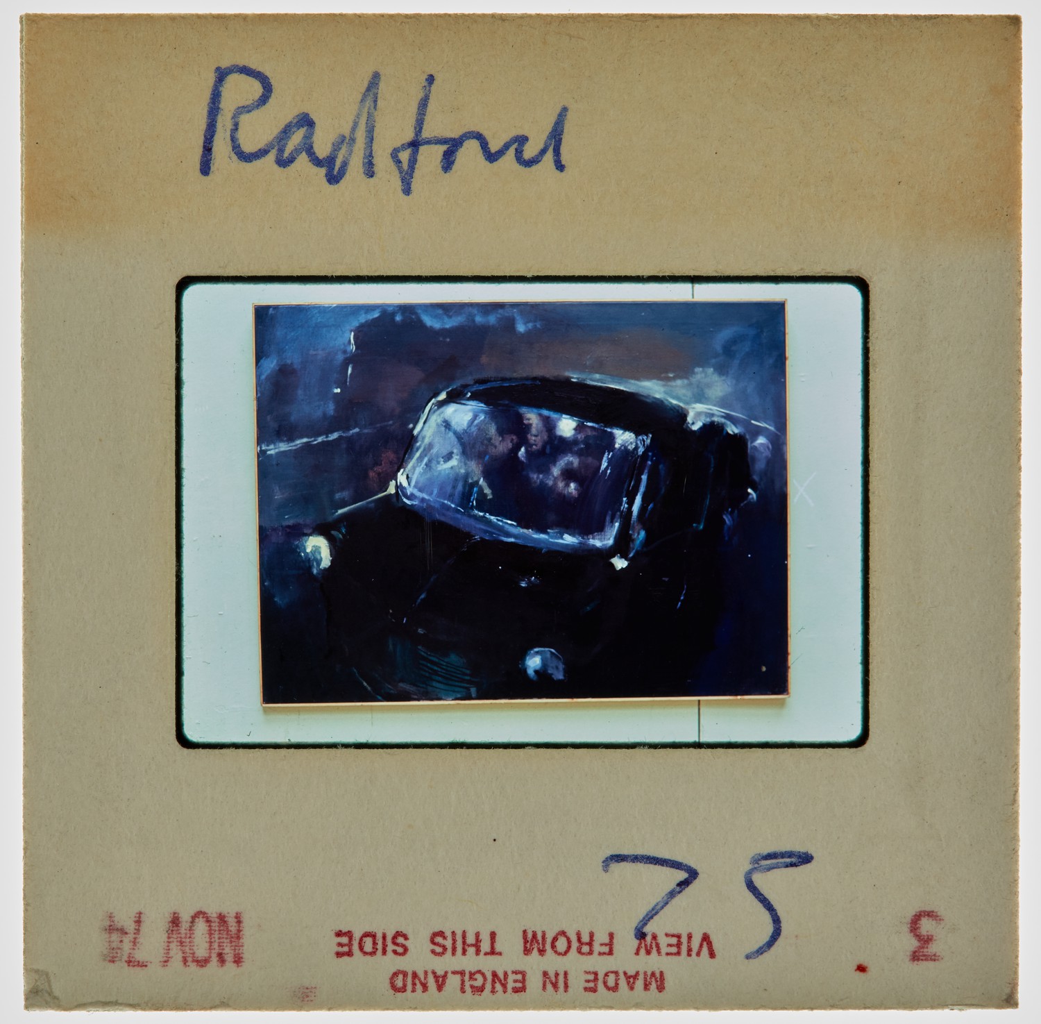 1975 BA Assessment Degree Show Slide - 'Radford'