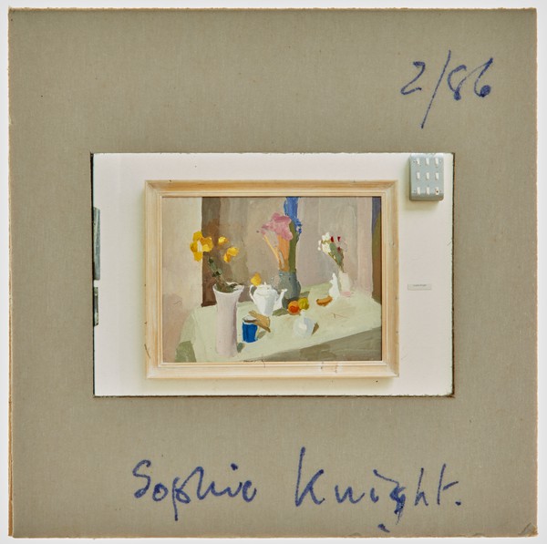 1986 South London Gallery Exhibition Slide - 'Sophie Knight'