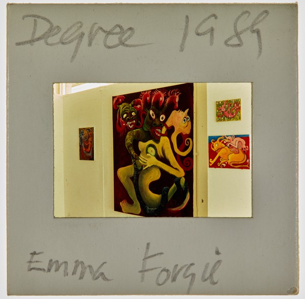 1989 BA Degree Show Slide - 'Emma Forgie'