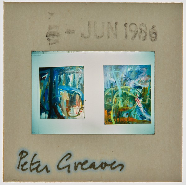 1986 BA Degree Show Slide - 'Peter Greaves'