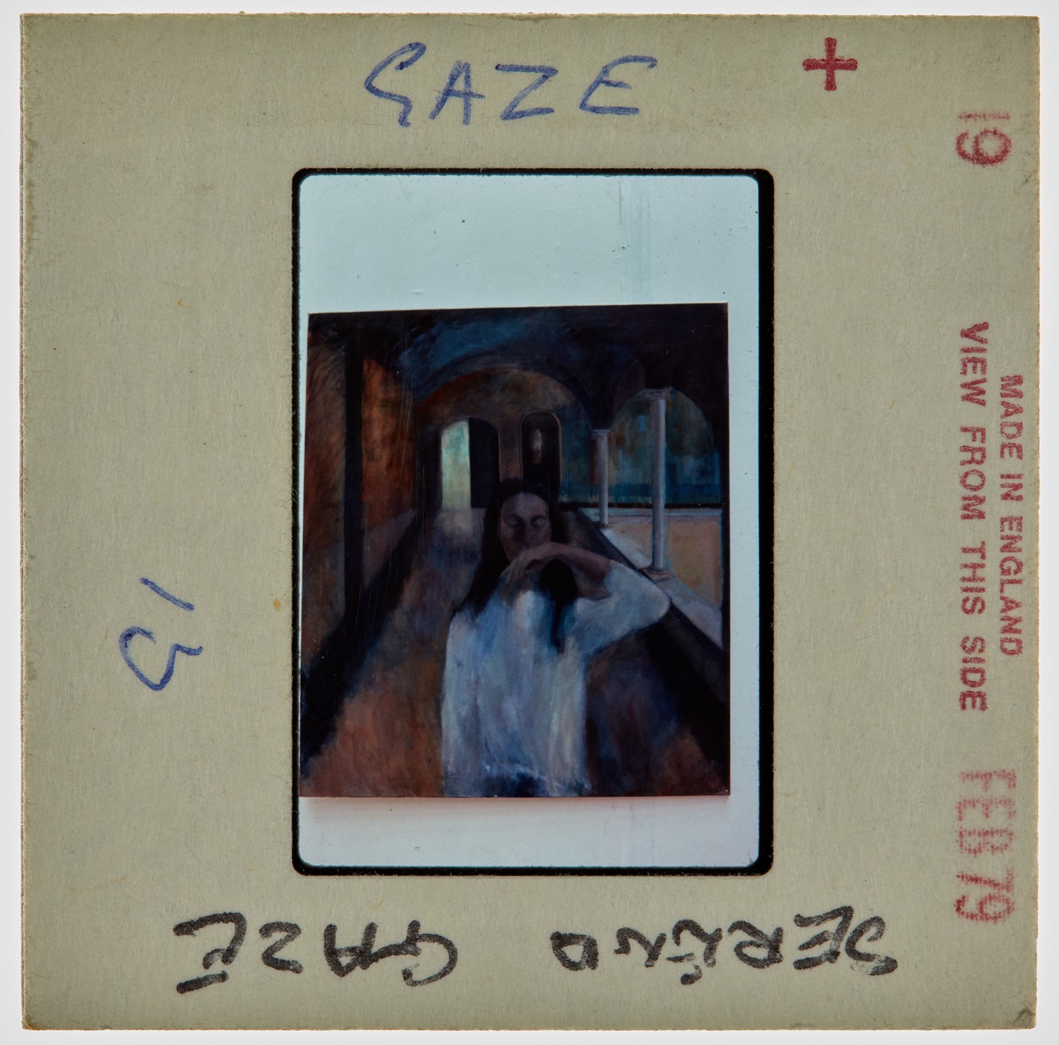 Iraqi Exhibition February 1979 Slide - 'Serena Gaze'