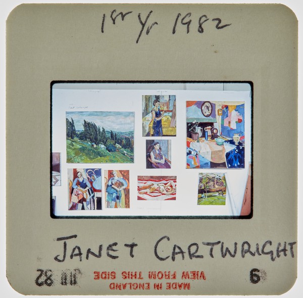 1982 1st Year Summer Exhibition Slide - 'Janet Cartwright'