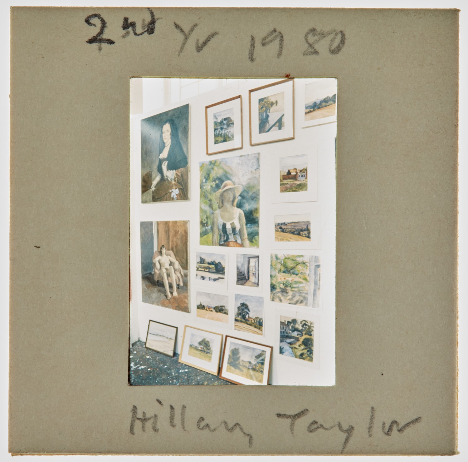 1980 2nd Year Degree Show Slide - 'Hillary Taylor'