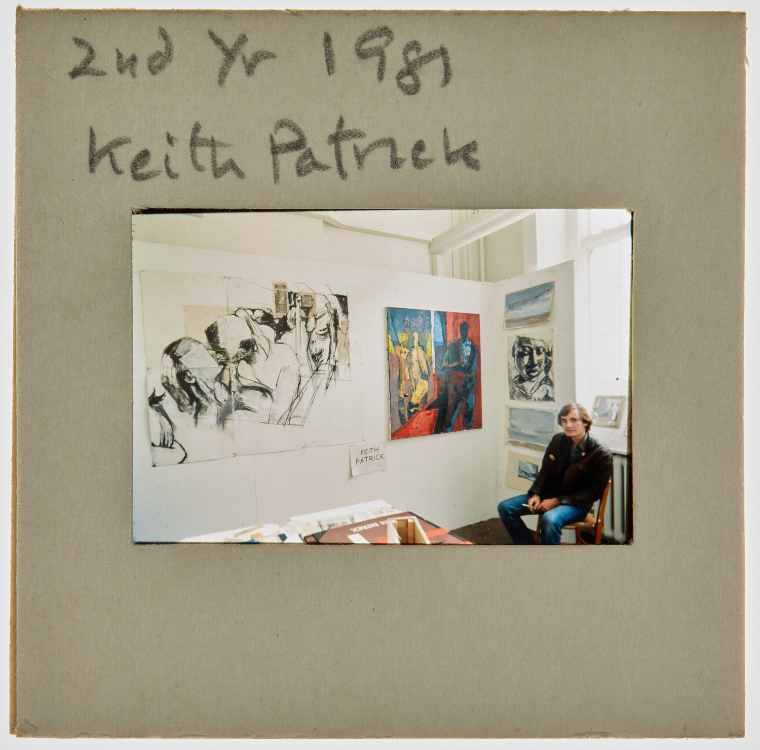 1981 2nd Year Degree Show Slide - 'Keith Patrick'