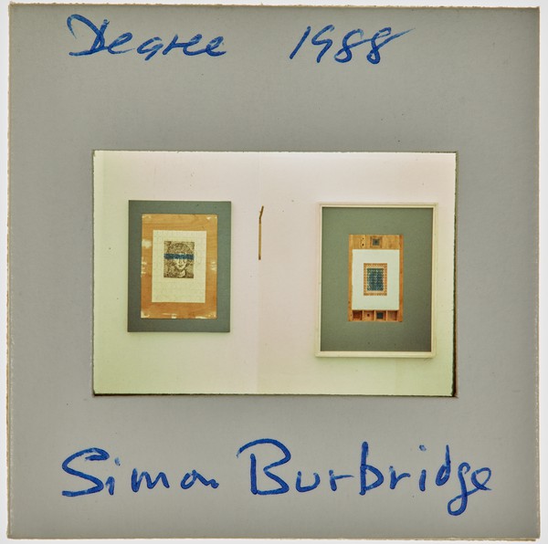 1988 BA Painting Degree Show Slide - 'Simon Burbridge'