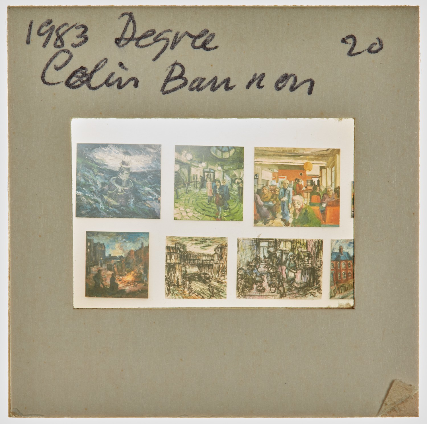 1983 BA Degree Show Slide - 'Colin Bannon'