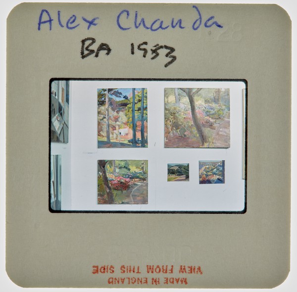 1983 BA Degree Show Slide - 'Alex Chanda'