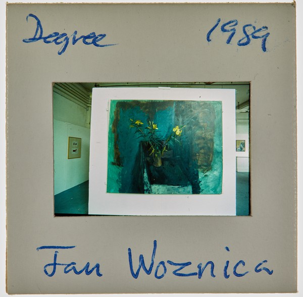 1989 BA Degree Show Slide - 'Jan Woznica'