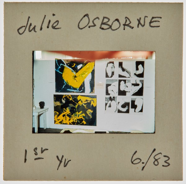 1983 1st Year Degree Show Slide - 'Julia Osborne'
