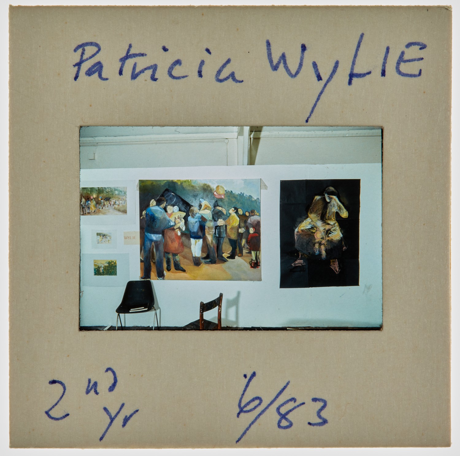 1983 2nd Year Degree Show Slide - 'Patricia Wylie'