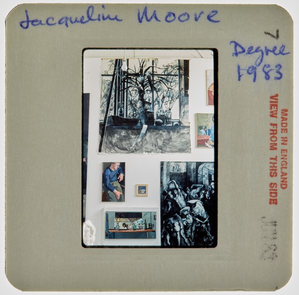 1983 BA Degree Show Slide - 'Jacqueline Moore'
