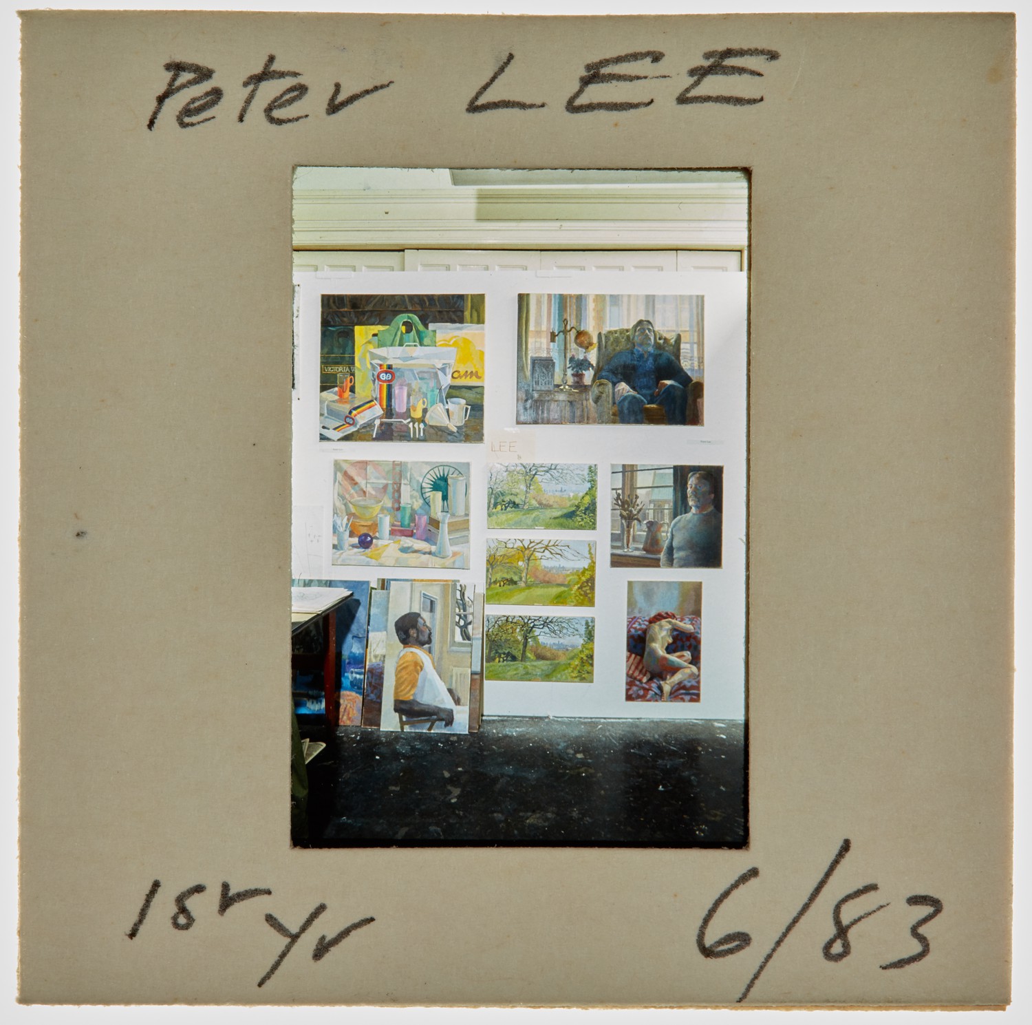 1983 1st Year Degree Show Slide - 'Peter Lee'