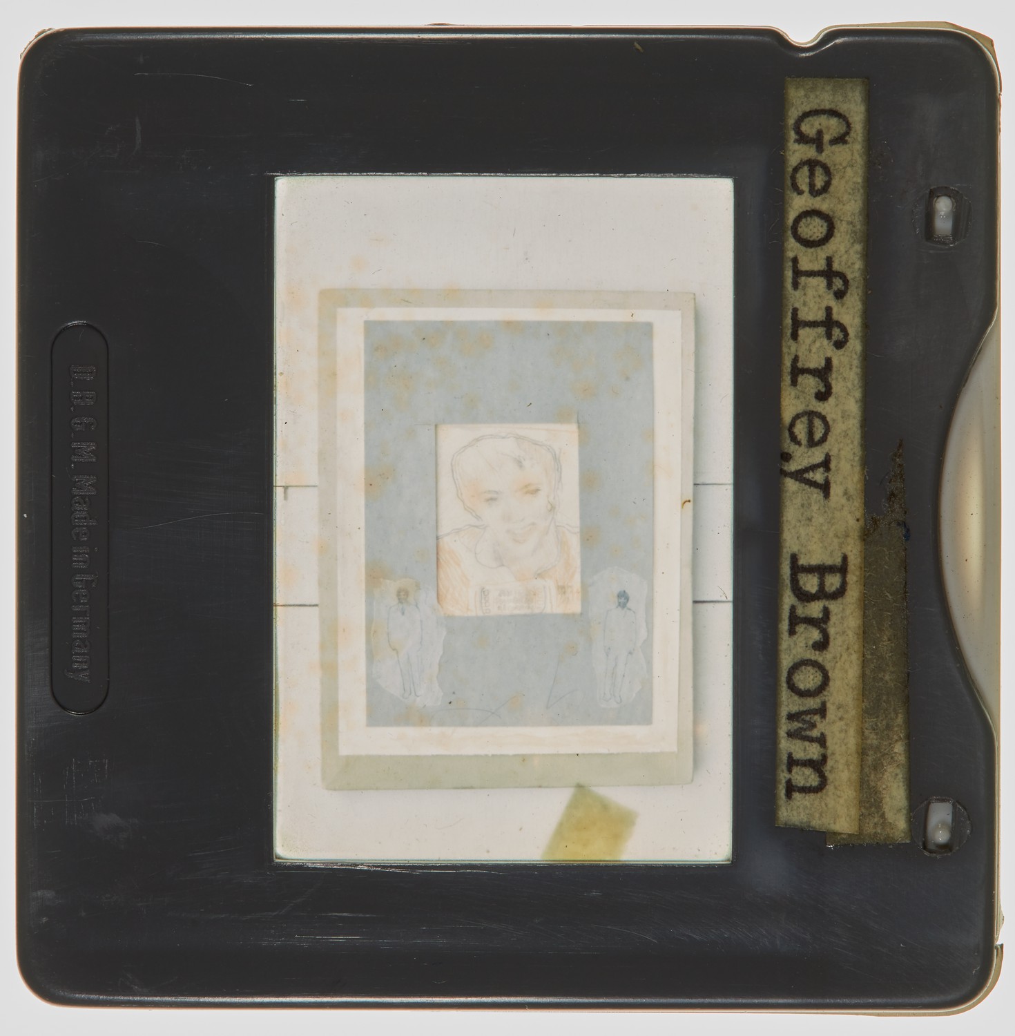 1970 Diploma in Painting Degree Show Slide - 'Geoffrey Brown'