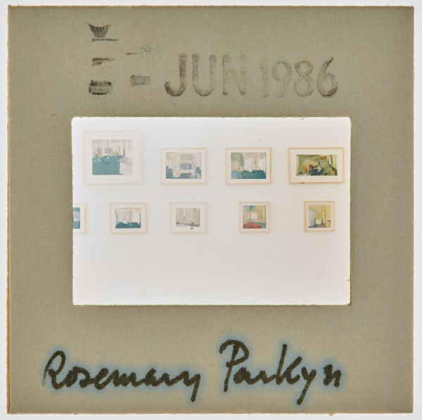 1986 BA Degree Show Slide - 'Rosemary Parkyn'