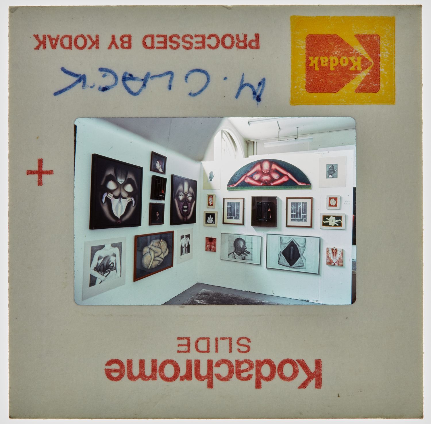 1980 2nd Year Degree Show Slide - 'Mary Clack'