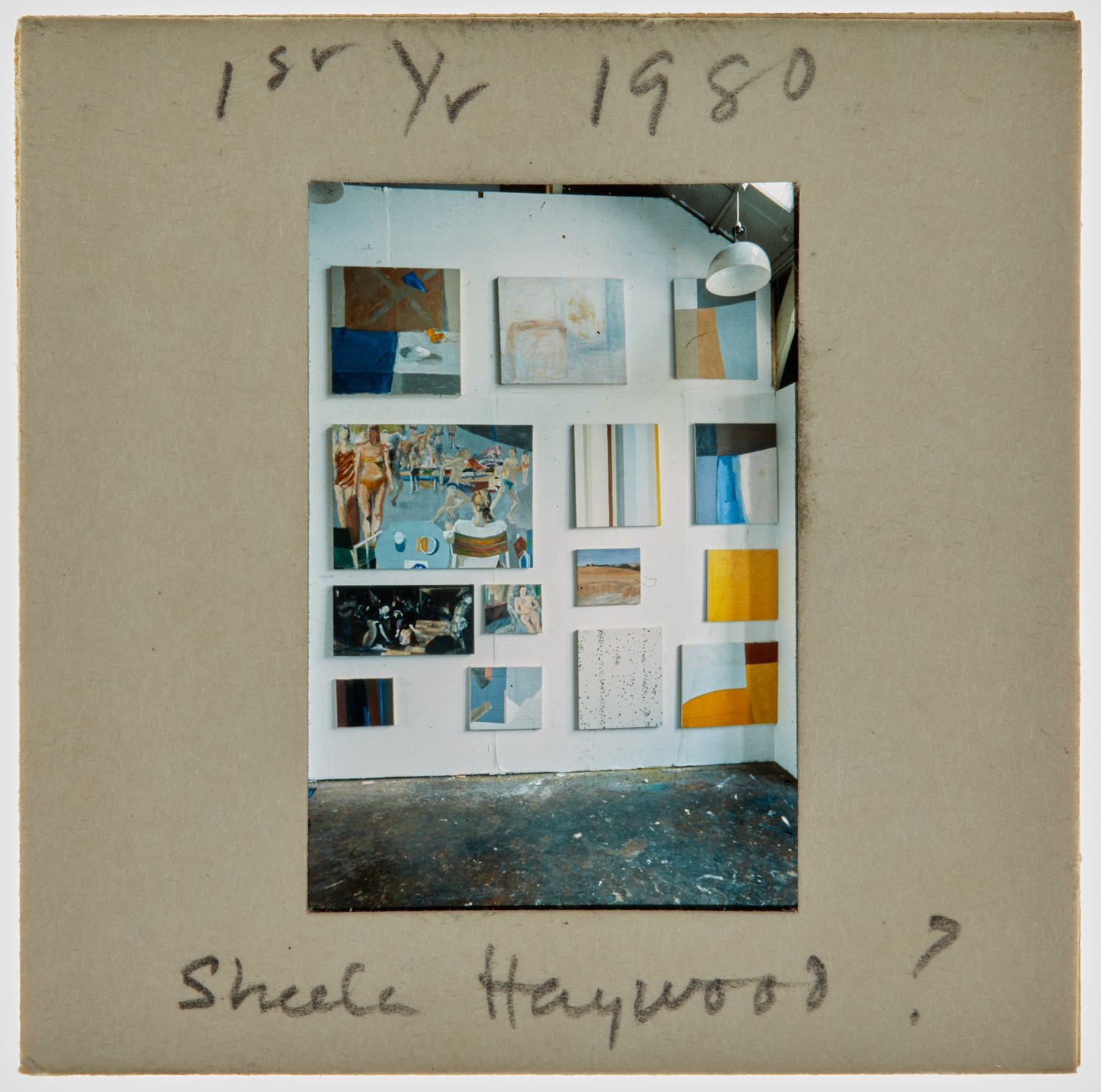 1980 1st Year Degree Show Slide - 'Sheila Haywood'
